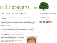 Tablet Screenshot of mikestevens.com